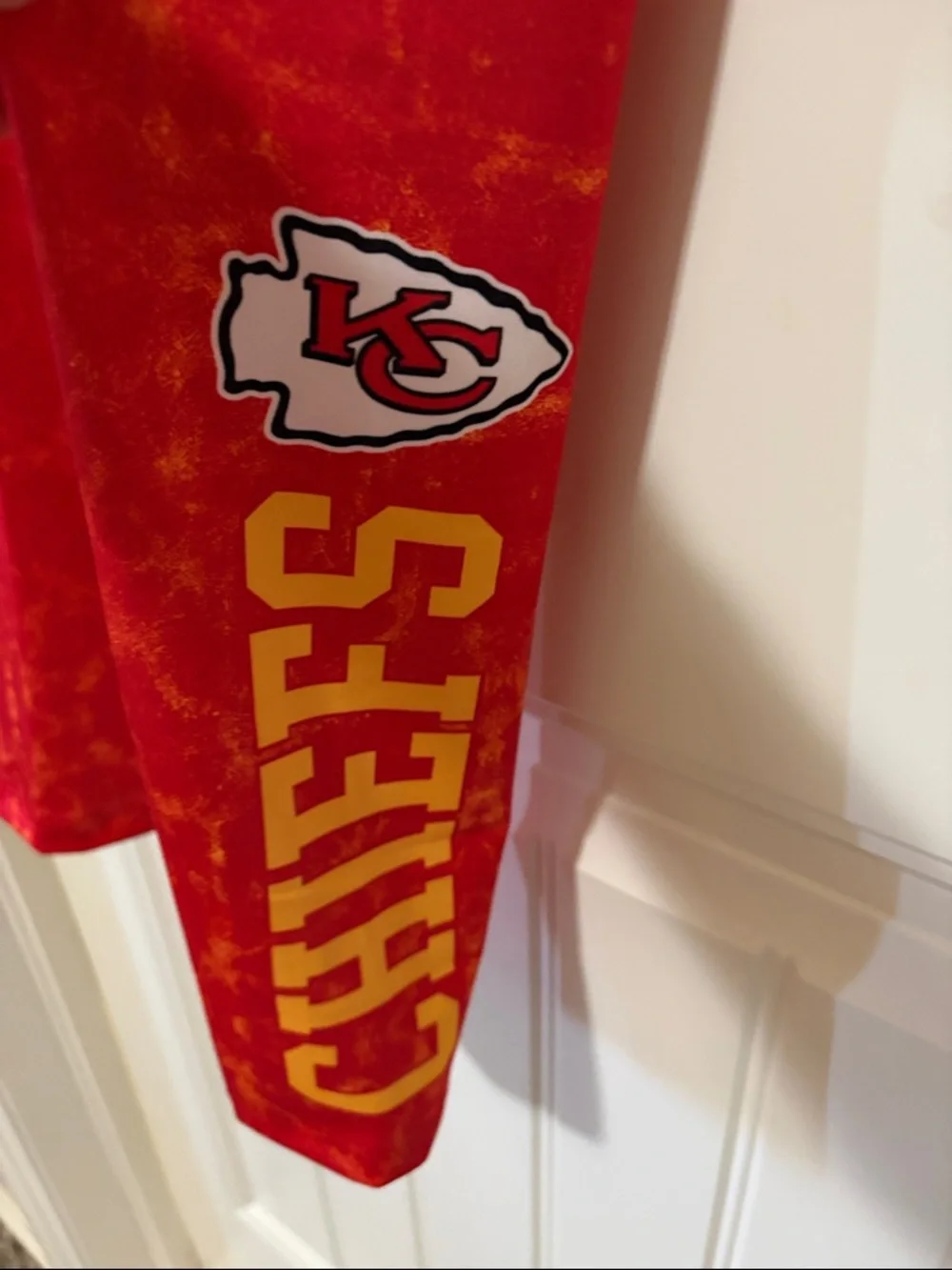 NWT Kansas City Chiefs Red Athletic Leggings - Picture 6 of 11